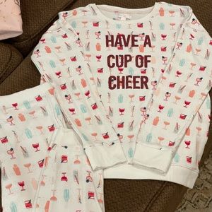 LC Lauren Conrad Super Soft PJ Set (Medium)